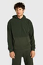 Warm fleece hoodie 1 | GREEN | Audimas