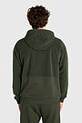 Warm fleece hoodie 2 | GREEN | Audimas