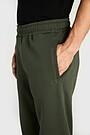 Cotton fleece sweatpants 3 | BROWN | Audimas