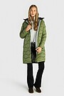Coat with synthetic insulation 1 | GREEN | Audimas