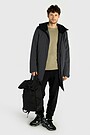 Synthetic insulation coat 1 | GREY | Audimas