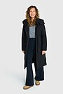 Coat with membrane and synthetic insulation 1 | BLACK | Audimas
