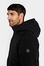 Elongated jacket with synthetic insulation 3 | BLACK | Audimas