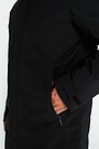 Elongated jacket with synthetic insulation 4 | BLACK | Audimas