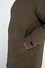 Elongated jacket with synthetic insulation 4 | BROWN | Audimas