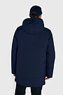 Elongated jacket with synthetic insulation 2 | BLUE | Audimas