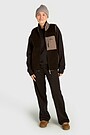 Sherpa fleece vest 4 | BROWN | Audimas