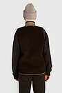 Sherpa fleece vest 2 | BROWN | Audimas