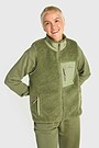 Sherpa fleece vest 1 | GREEN | Audimas
