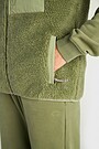 Sherpa fleece vest 3 | GREEN | Audimas