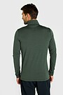 Light merino wool roll neck top 2 | GREEN | Audimas