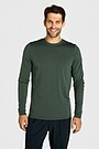 Light merino wool long sleeves top 1 | GREEN | Audimas
