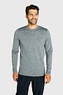 Light merino wool long sleeves top 1 | GREY | Audimas