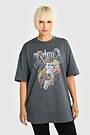 Short sleeves cotton T-shirt Nation of Basketball 3 | GREY | Audimas