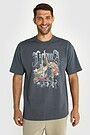 Short sleeves cotton T-shirt Nation of Champions 2 | GREY | Audimas