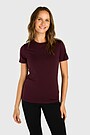 Merino wool short sleeve top 1 | PURPLE | Audimas