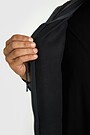 Cotton French terry full-zip hoodie 4 | GREY | Audimas