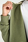 Soft full-zip cotton hoodie 4 | GREEN | Audimas