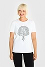Short sleeves cotton T-shirt the strenght of centuries 1 | WHITE | Audimas