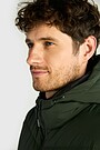 Down jacket with hood 3 | GREEN | Audimas