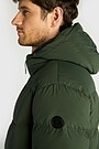 Down jacket with hood 4 | GREEN | Audimas
