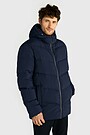 Down jacket with hood 1 | BLUE | Audimas