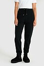 Cotton fleece sweatpants 2 | BLACK | Audimas
