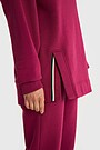 Cotton fleece sweatshirt 2 | PINK | Audimas