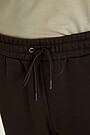 Cotton fleece sweatpants 3 | BROWN | Audimas