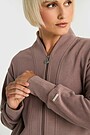 Velour full-zip sweatshirt 3 | Hazel | Audimas