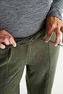 Velour wide sweatpants 4 | GREEN | Audimas