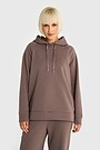 Cotton fleece hoodie 1 | Hazel | Audimas