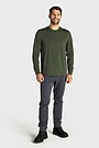 Long sleeve T-shirt 3 | GREEN | Audimas