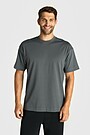 Oversized short sleeve T-shirt 2 | GREY | Audimas