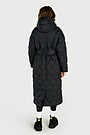 Down coat with cocooning hood 3 | BLACK | Audimas