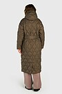 Down coat with cocooning hood 3 | BROWN | Audimas