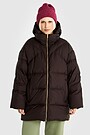 Long down jacket 1 | BROWN | Audimas
