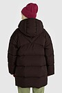 Long down jacket 3 | BROWN | Audimas