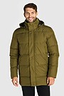 Long down jacket 1 | GREEN | Audimas