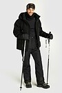 Universal down ski jacket with membrane 1 | BLACK | Audimas