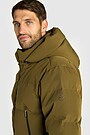 Universal down ski jacket with membrane 4 | GREEN | Audimas