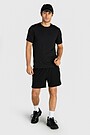 Peach touch synthetic T-shirt 4 | BLACK | Audimas