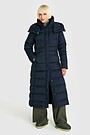 Long down coat 1 | DARK SAPPHIRE | Audimas