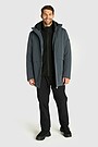 Long jacket with synthetic insulation 1 | GREY | Audimas