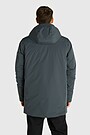 Long jacket with synthetic insulation 3 | GREY | Audimas