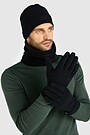 Polartec 100 Series fleece gloves 1 | BLACK | Audimas