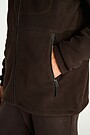 Full-zip fleece 2 | BROWN | Audimas
