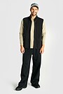 Full-zip fleece vest 4 | BLACK | Audimas