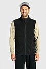 Full-zip fleece vest 1 | BLACK | Audimas
