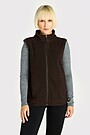 Full-zip fleece vest 1 | BROWN | Audimas